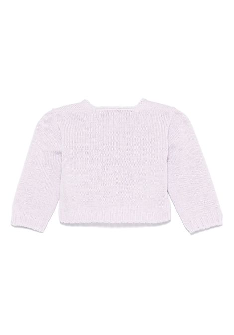 Cardigan lavorato a maglia LITTLE BEAR | 1001GLICINE/GLICINE